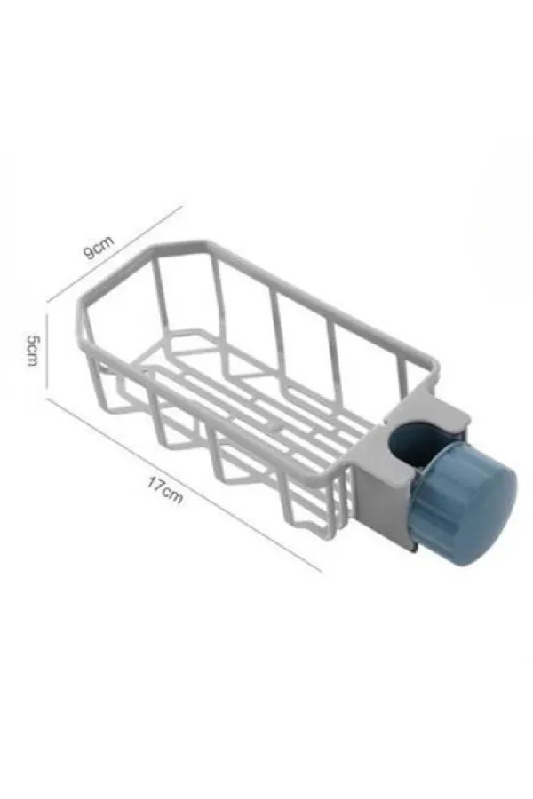 BUFFER® Musluk Kenarı Plastik Süngerlik Sabunluk Mutfak Düzenleyici Sünger Sabun Mutfak Organizeri