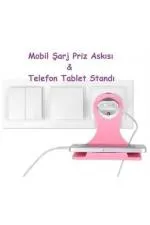 BUFFER® Universal Mobil Şarj Priz Askısı ve Telefon Tablet  Tutucu Stand