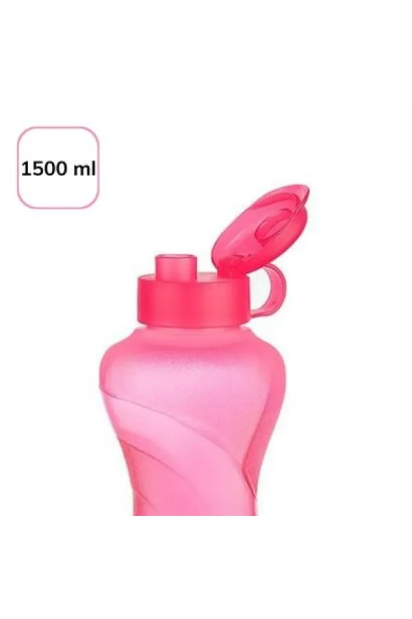 BUFFER® 1500ML Kapasiteli Sporcu Tipi Suluk Pratik El Matarası