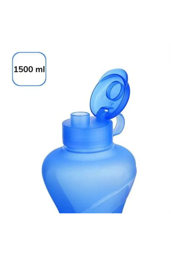 BUFFER® 1500ML Kapasiteli Sporcu Tipi Suluk Pratik El Matarası