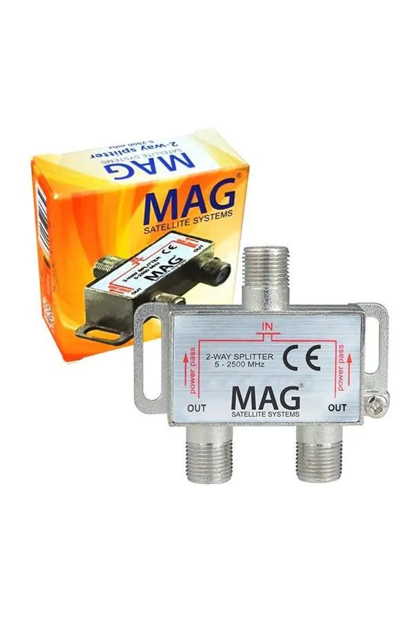 Mag E-335A 5-2500 Mhz 1/2 Splitter