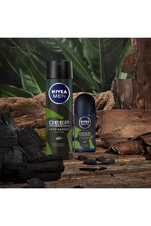 Nivea Men Deep Dimension Amazonia Erkek Roll-On Deodorant 50 ml