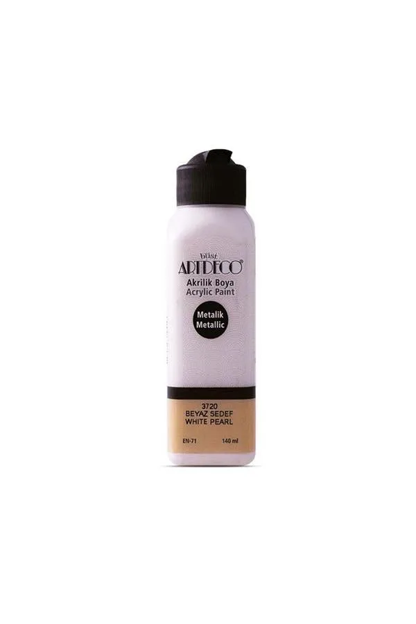 Artdeco Y-071R-3720 Metalik Akrilik Boya 140 ml Sedef