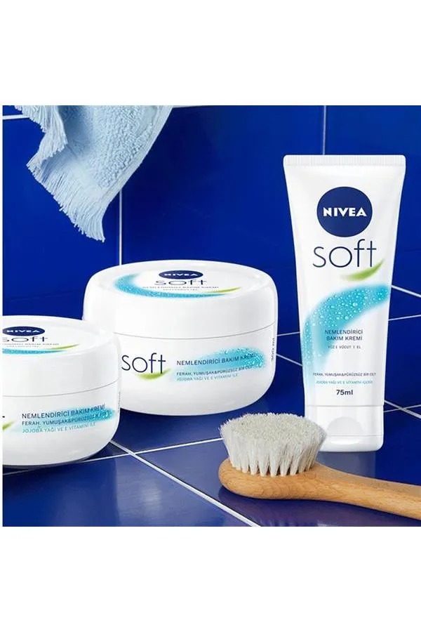 Nivea Soft Nemlendirici Bakım Kremi 100 ml x 3 Adet