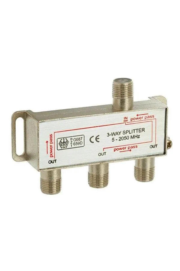 Powermaster 1/3 Splitter 5-2500 Mhz