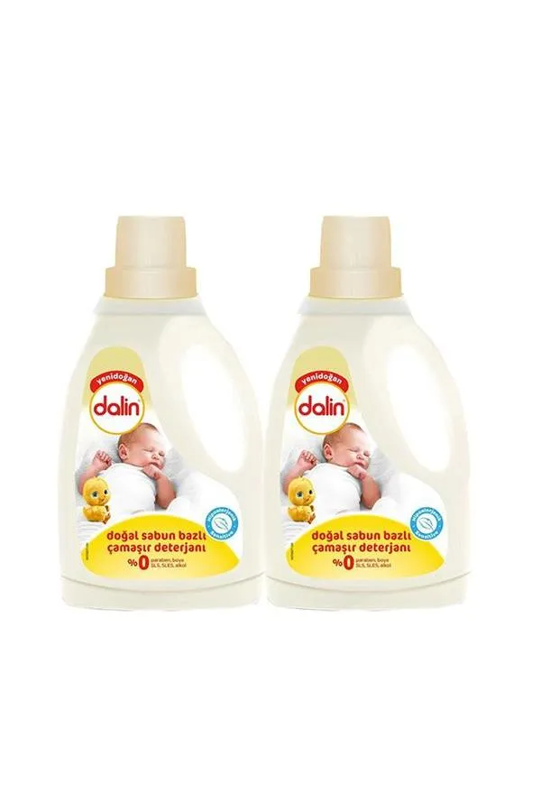 Dalin Çamaşır Deterjanı Doğal Sabun Bazlı 1500 ml x 2 Adet