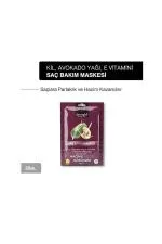 Dermokil Vegan Kil, Avokado ve E Vitaminli Saç Maskesi 35 ml x 3 Adet