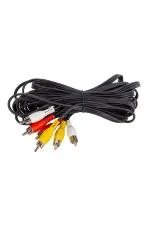 Elektromrer 3 Rca + 3 Rca 10 Metre Kalın Kablo