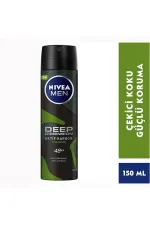 Nivea Men Deep Dimension Amazonia Erkek Deodorant 150 ml x 3 Adet