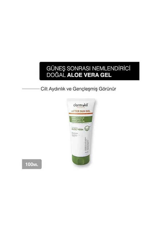 Dermokil After Sun Gel Güneş Sonrası Serinletici ve Rahatlatıcı Jel 100 ml x 2 Adet