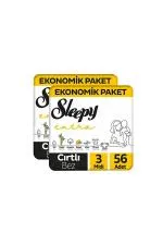 Sleepy Extra Günlük Aktivite Ekonomik Paket Bebek Bezi 3 Numara Midi 56x2 112 Adet