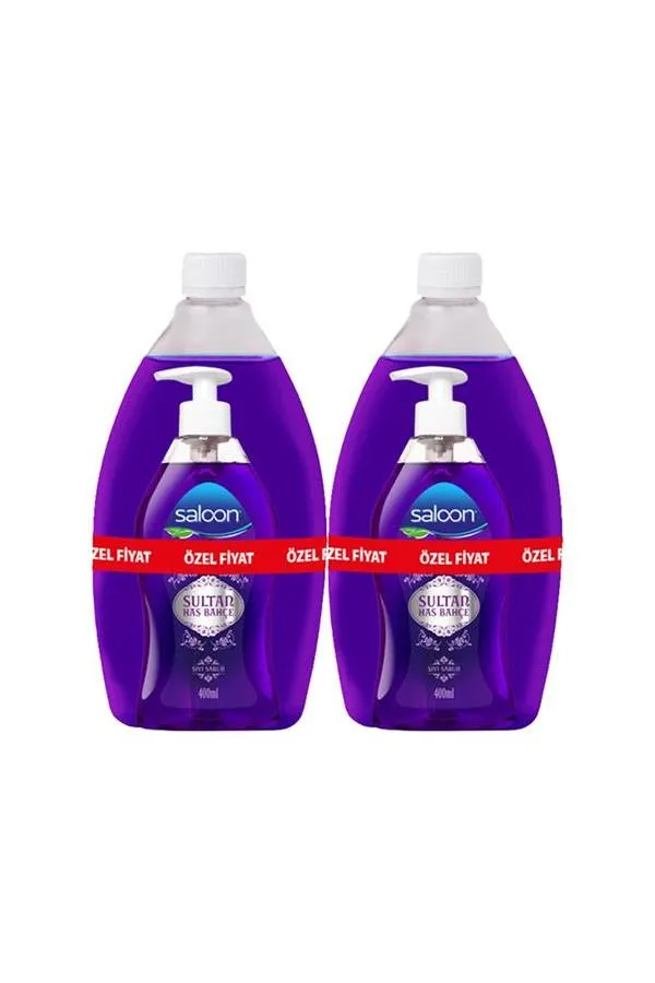 Saloon Sıvı Sabun 400+750 ml Sultan Has Bahçe X 2'li Paket