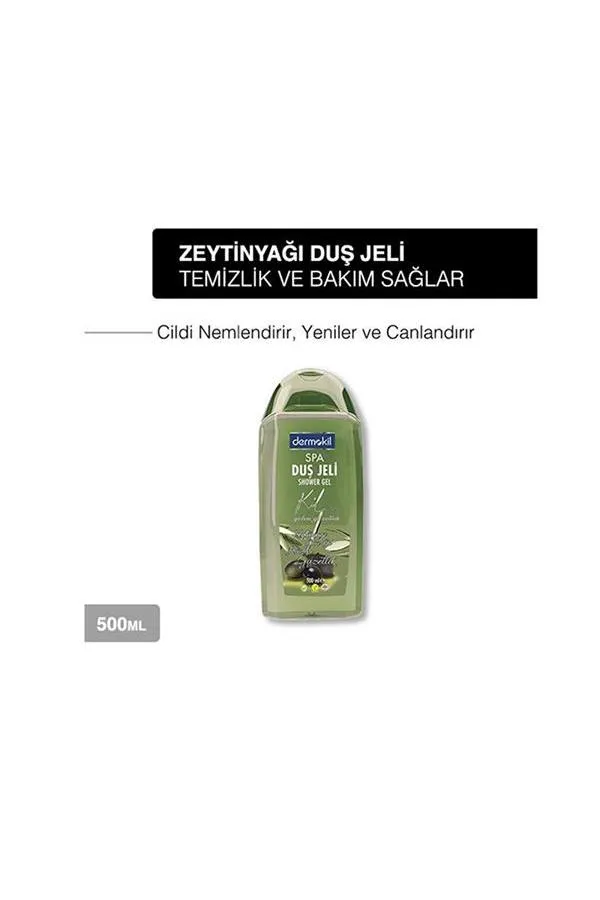 Dermokil Vegan Zeytinyağı Duş jeli 500 ml x 3 Adet