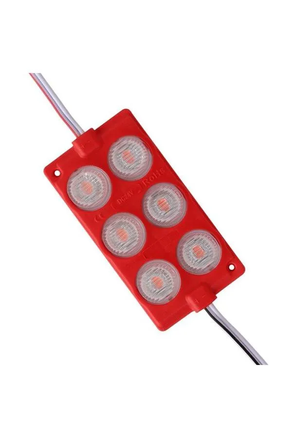 Powermaster 24 Volt 3 Watt Kırmızı 3030 Cob Modül Led 75*40