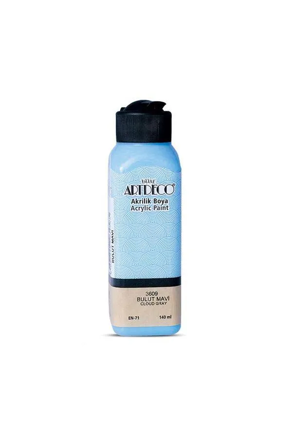 Artdeco Y-070R-3609 Akrilik Boya 140 ml Bulut Mavi