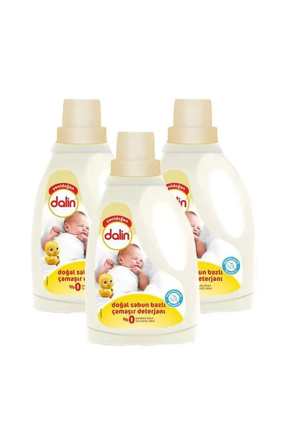 Dalin Çamaşır Deterjanı Doğal Sabun Bazlı 1500 ml x 3 Adet