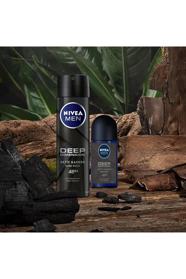 Nivea Men Deep Dimension Dark Wood Erkek Deodorant 150 ml