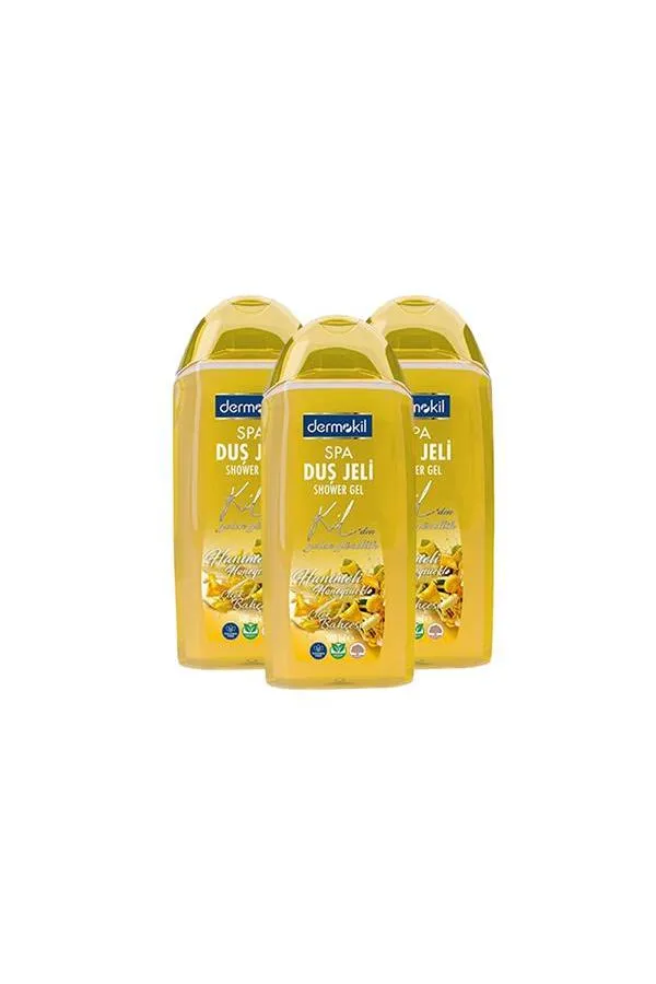 Dermokil Vegan Hanımeli Duş Jeli 500 ml x 3 Adet