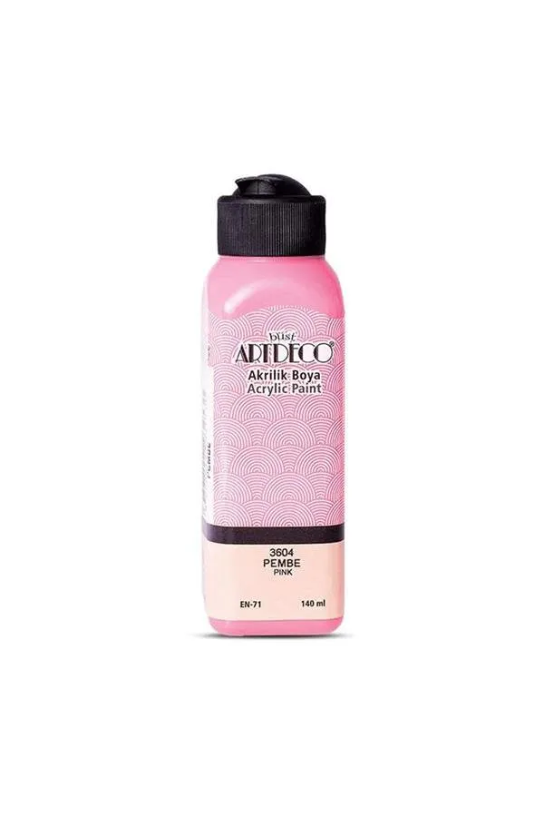 Artdeco Y-070R-3604 Akrilik Boya 140 ml Pembe