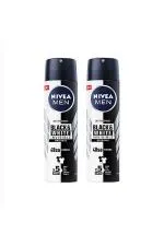 Nivea Men Invisible Black & White Original Erkek Deodorant 150 ml x 2 Adet