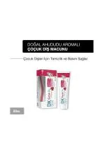 Dkdent Ahududu Aromalı Florürsüz Çocuk Diş Macunu 50 ml Fırça Hediyeli x 3 Adet