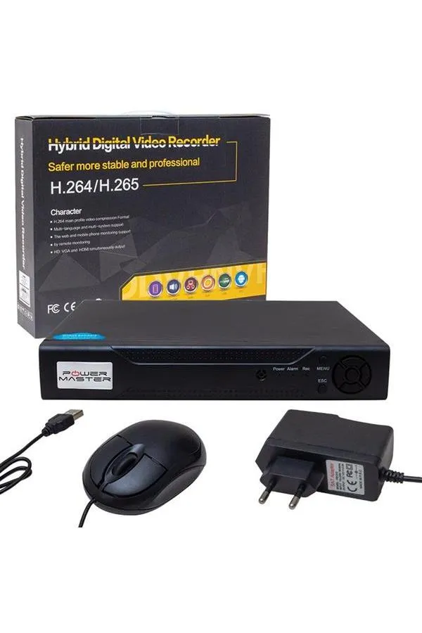 Powermaster AHD-Analog-TVI-CVI 1080N 4 Kanal Dvr/Xvr Kayıt Cihazı