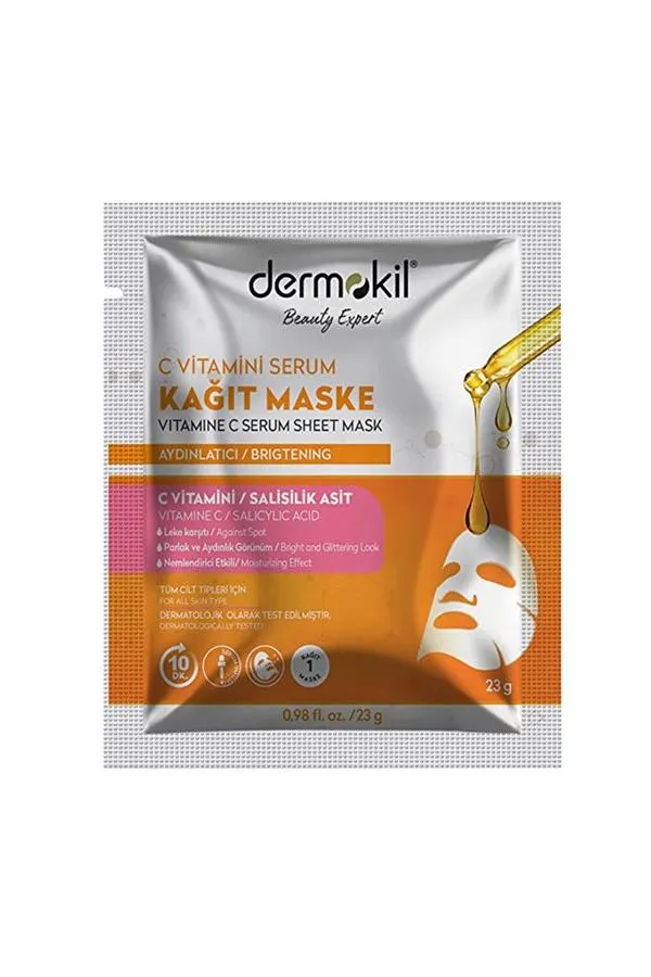 Dermokil C Vitamini Serum Kağıt Maske 23 gr