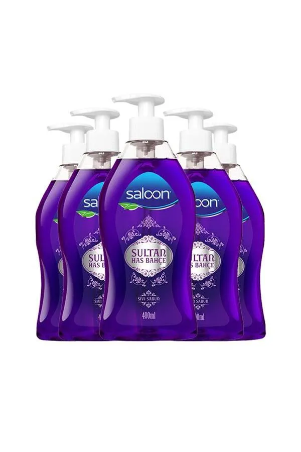 Saloon Sıvı Sabun 400 ml Sultan Has Bahçe X 6'lı Paket