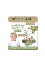 Baby Turco Doğadan Süper Paket 7 Beden XX Large 42 Adet Bebek Bezi