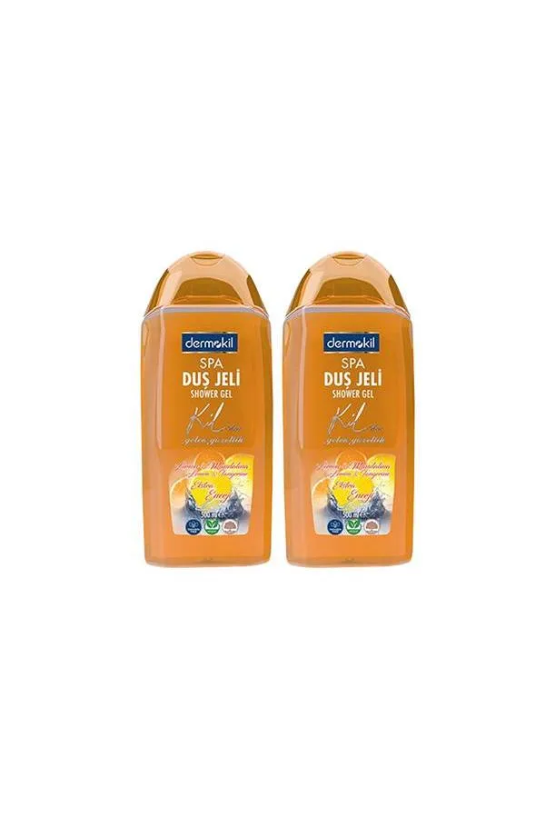 Dermokil Vegan Limon ve Mandalina Duş Jeli 500 ml x 2 Adet