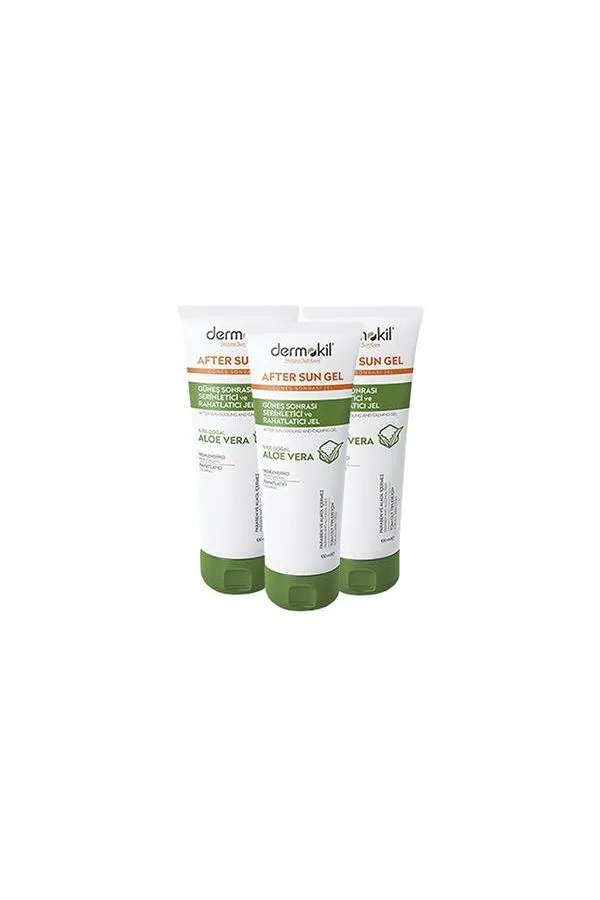 Dermokil After Sun Gel Güneş Sonrası Serinletici ve Rahatlatıcı Jel 100 ml x 3 Adet