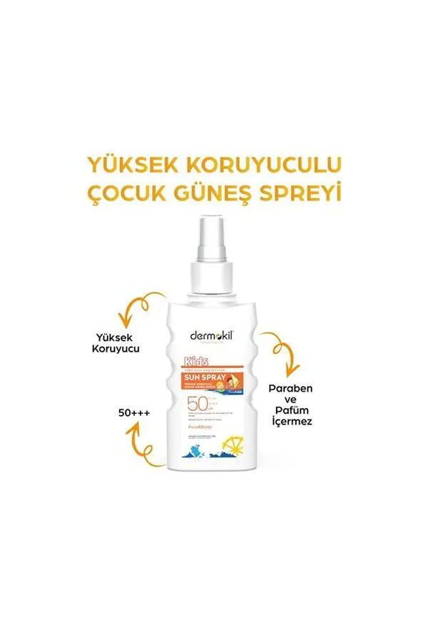 Dermokil Yüksek Koruyucu Çocuk Güneş Spreyi 50 spf 200 ml