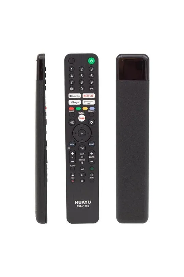 Huayu Sony Netflix-Youtube-Prime Video-Disney+ Tuşlu Lcd Led TV Kumanda RM-L1690