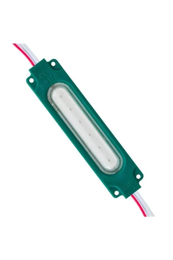 Powermaster 12 Volt 2 Watt Yeşil Modül Led 68x16 mm