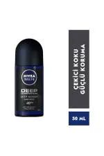 Nivea Men Deep Dimension Dark Wood Erkek Roll-On Deodorant 50 ml x 2 Adet