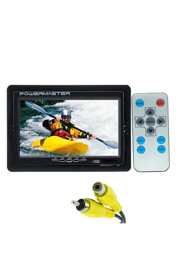 Powermaster PM-15487 7'' Dijital Monitör 2 Kanal