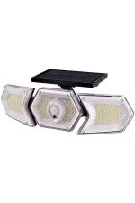 Powermaster W774A Solar Güneş Enerjili Geniş Açılı Çift Kanatlı 254 SMD Ledli 3 Modlu Beyaz İndüksiyon Lambası