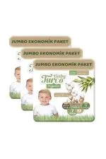 Baby Turco Doğadan 7 Beden XX Large 32x3 96 Adet Bebek Bezi