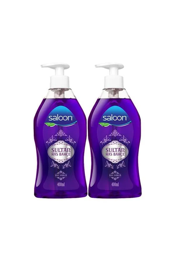 Saloon Sıvı Sabun 400 ml Sultan Has Bahçe X 2'li Paket