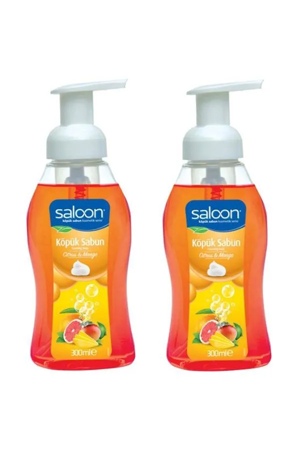 Saloon Köpük Sabun Mango 300 ml X 2'li Paket