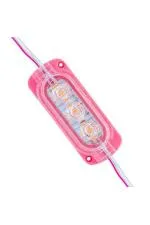 Powermaster 12 Volt 0.6 Watt Pembe 2835 65x25 mm IP65 120 Lümen 160 Derece Modül Led