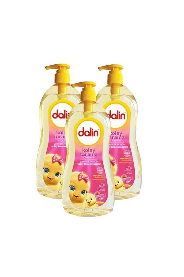 Dalin Badem Yağlı Kolay Tarama Şampuanı 700 ml x 3 Adet