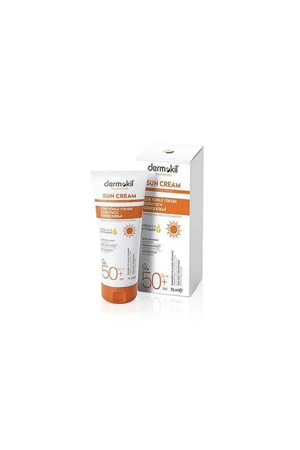 Dermokil Sun Cream-Çok Yönlü Yüksek Koruyucu Güneş Kremi 50 SPF 75 ml