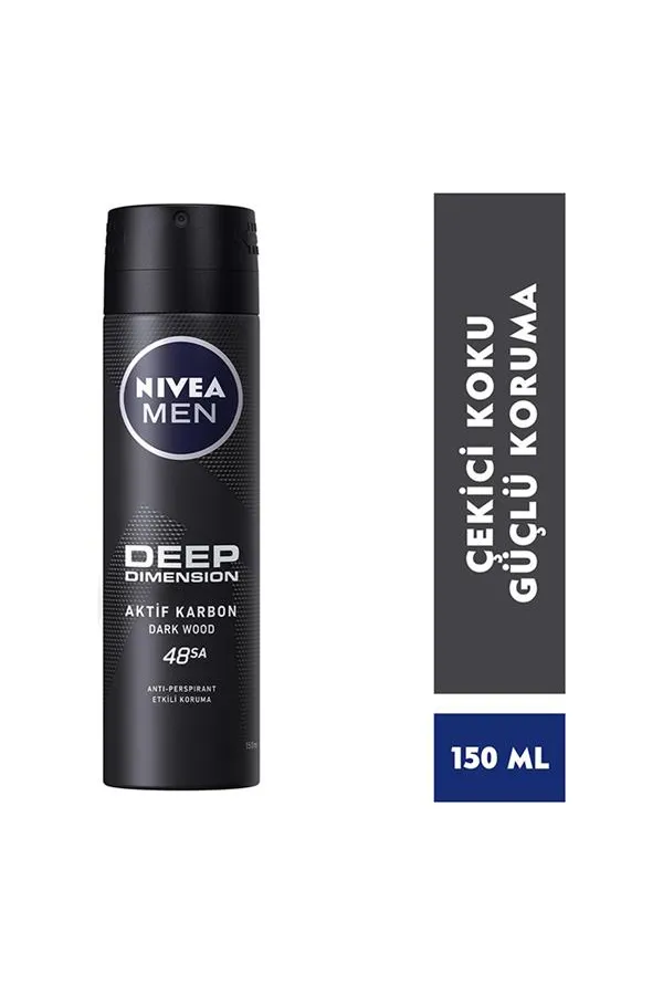 Nivea Men Deep Dimension Dark Wood Erkek Deodorant 150 ml