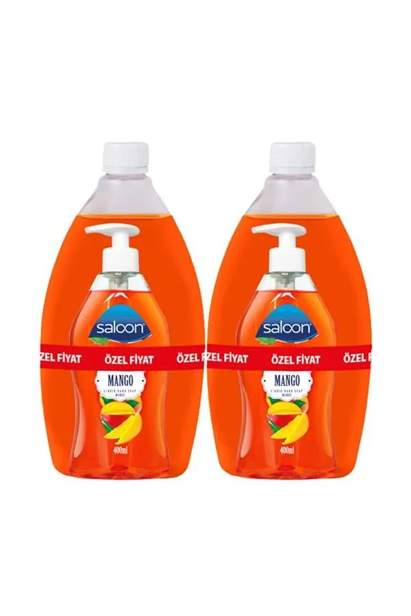 Saloon Sıvı Sabun 400+750 ml Mango X 2'li Paket