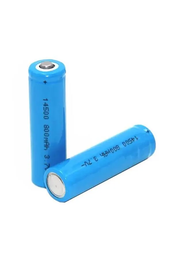 Powermaster PM-15944 14500 3.7 V 800 Mah 2'li Şarj Edilebilir Pil (El Feneri Pili)