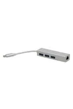 Powermaster Usb Type-C 3.0 3 Port HUB - RJ45 Çıkışlı