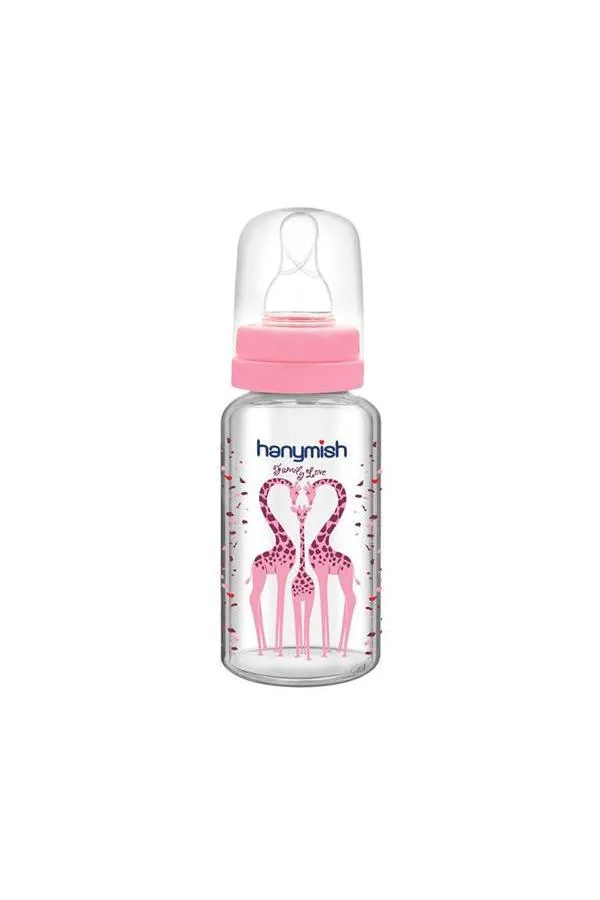 Hanymish Cam Biberon 125 ml Pembe