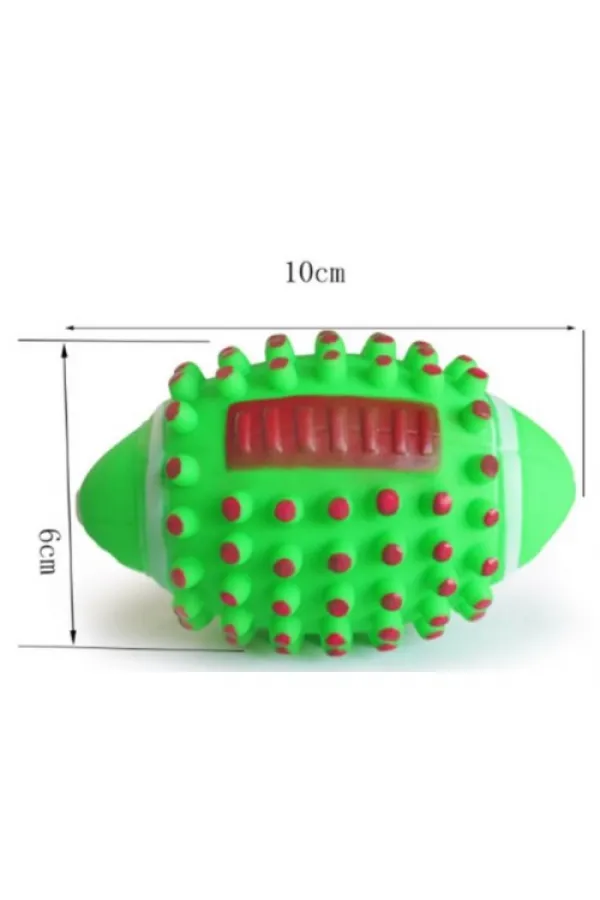 Rugby Köpek Isırma Topu - Düdüklü At Getir Oyuncak Top