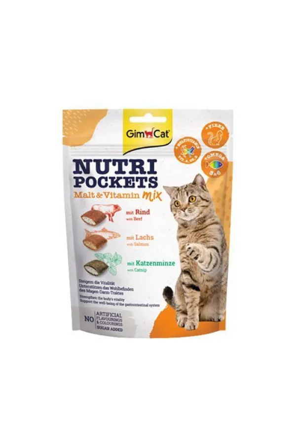 Gimcat Nutripockets Kedi Ödülü Malt&Multivitamin 150 Gr - Lisinya